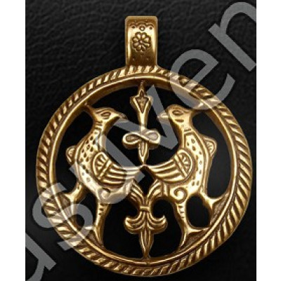 Подвеска "Мирные птицы у Древа Жизни"