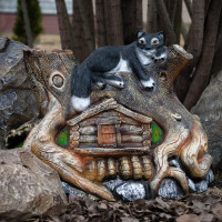 Декоративная крышка для люка "Кот на крыше" 