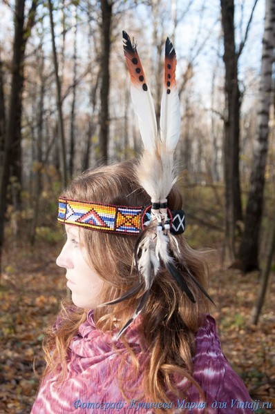 Кому из индейцев было разрешено носить венец из перьев и какую функцию он выполнял