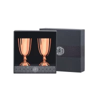 Набор рюмок "№1" медный полированный