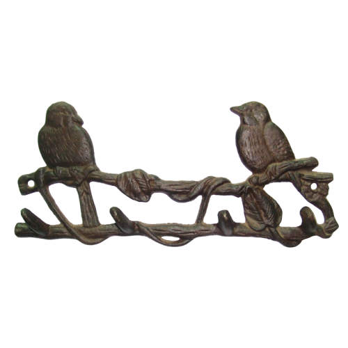 Вешалка настенная "Птички", 4 крючка