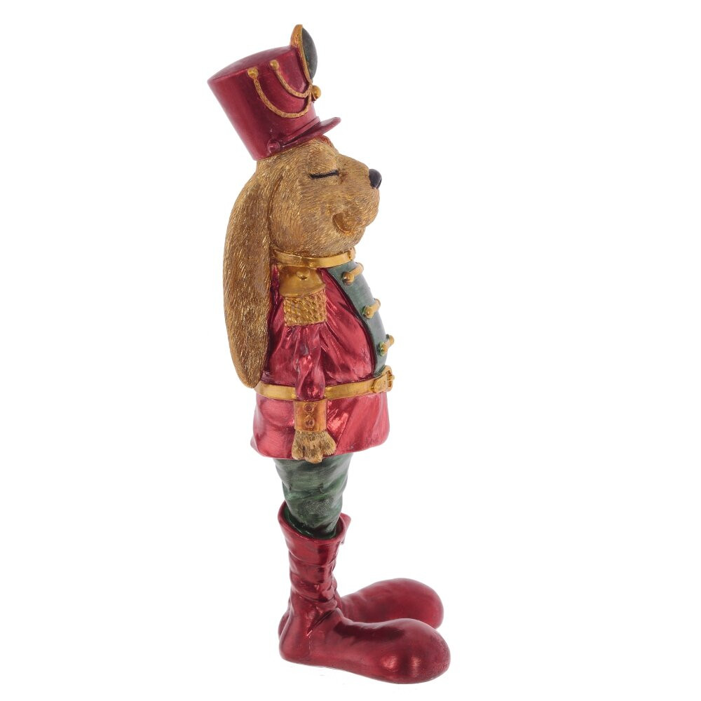 Фигурка декоративная "Солдатик-зайка" (блок из 2шт), L8 W6,5 H21,5 см