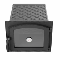 Духовка печная с термометром и стеклом "Варенька"    