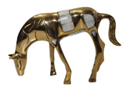 латунь резная полированная h-17 см