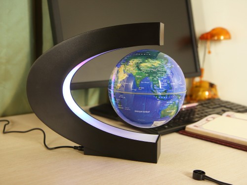 Глобус левитирующий (парящий) на подставке