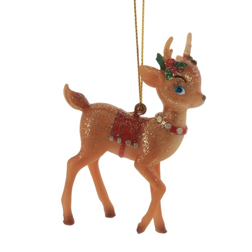 Изделие декоративное подвесное "Олень", L6 W3 H8 см, 3в.