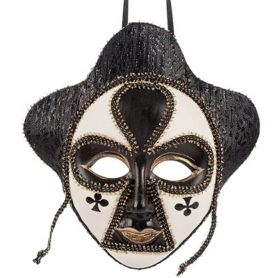 Декоративная маска "Карточная масть"