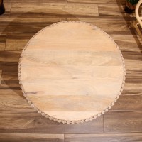 Столик кофейный из дерева манго 80х80х46см.     