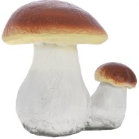 Декоративная садовая фигурка "Белый гриб двойной большой" 
