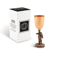 Рюмка "Гусар" медная М1 с чернением