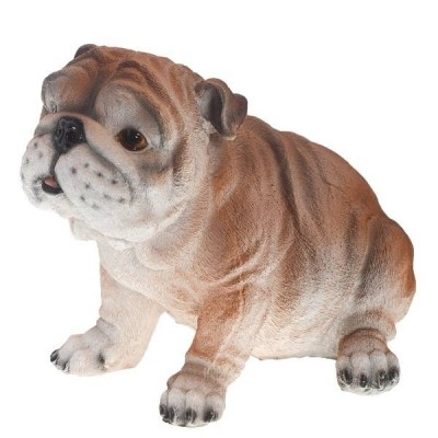 Декоративная садовая фигурка "Мечтающий бульдог"