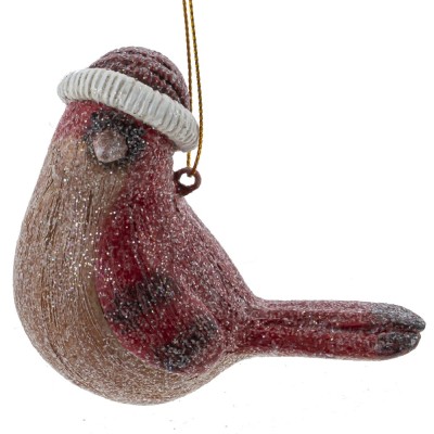 Украшение новогоднее "Птичка", 2в., L9 W5 H7,5 см, 2в.