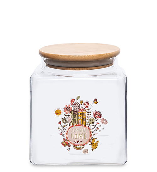 GS- 18/3 Банка для сыпучих "Цветочная феерия" 1л