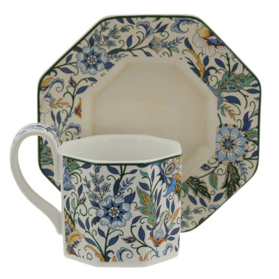 Чашка с блюдцем, 200 мл, L15 W15,5 H10 см