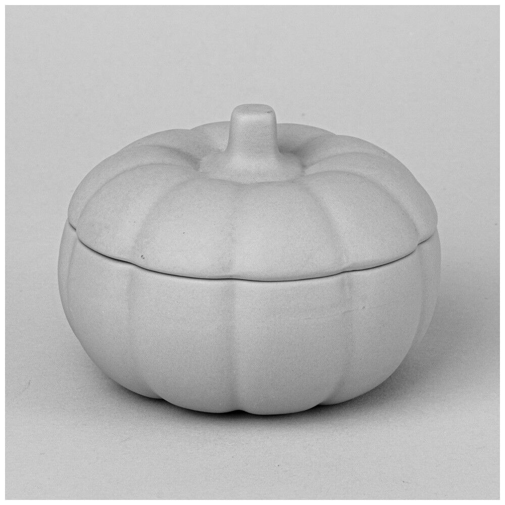 СВЕЧА "ТЫКВА" АРОМАТИЧЕСКАЯ ИНТЕРЬЕРНАЯ 320МЛ ЦВЕТ : СЕРЫЙ