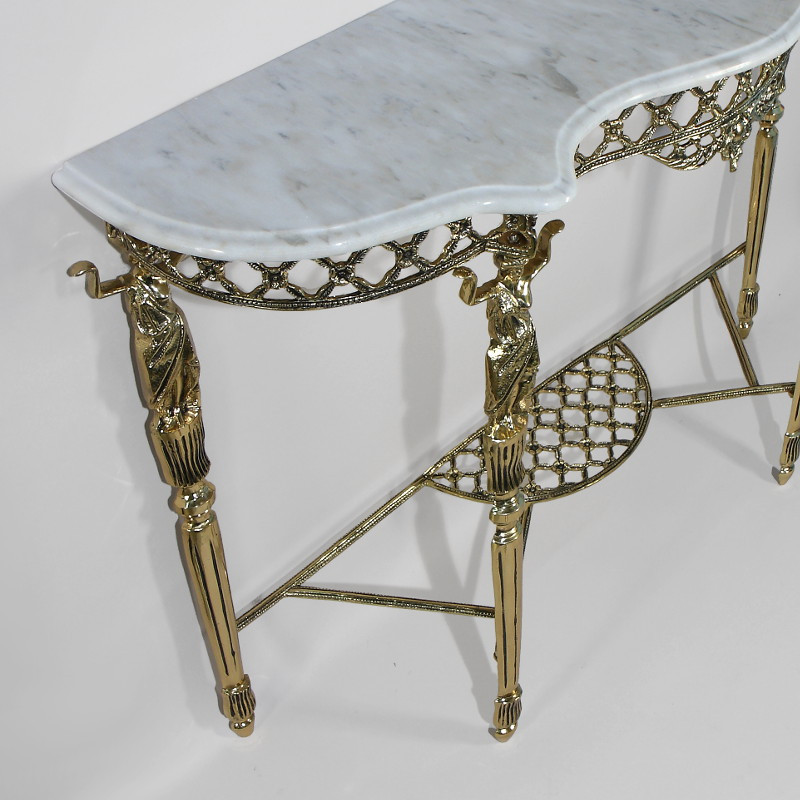 Консоль Дон Луиш с мраморной столешницей