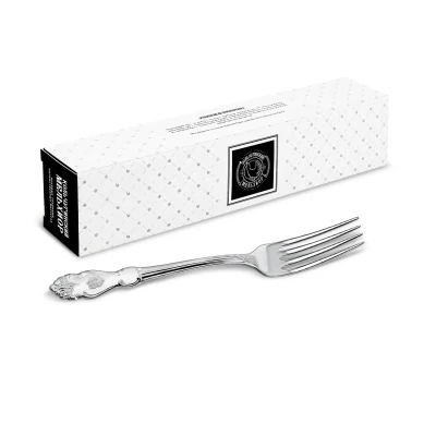 Вилка столовая "Герб" посеребренная