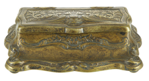 Шкатулка латунная "Екатерина"