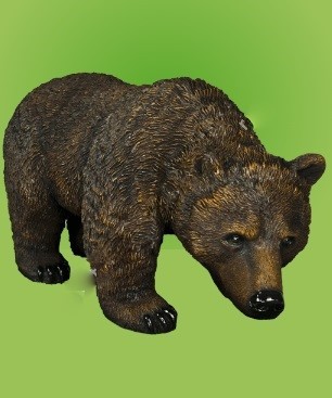 Декоративная садовая фигурка "Бурая медведица" Декоративная садовая фигурка "Бурая медведица"