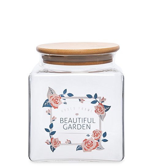 GS- 20/3 Банка для сыпучих "Цветочное очарование" 1л