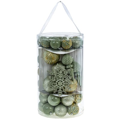 Набор из 56шт Украшение новогоднее "Шар", L21 W21 H37 см