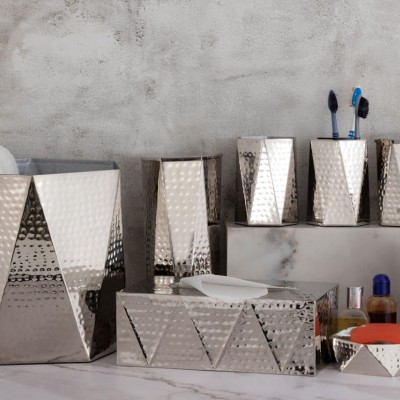 Набор для ванной комнаты "Благодать Екатерины" серебристый