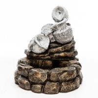 Декоративный фонтан для сада "Четыре кувшинчика"  