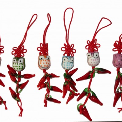 Интерьерная подвеска "Совушка с Перчиками" 10 шт.                