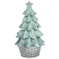 Фигурка декоративная "Елка" (LR44x2), L11 W11 H19 см, 2в.