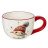Чашка с блюдцем "Овечка", L15 W15 H7,5