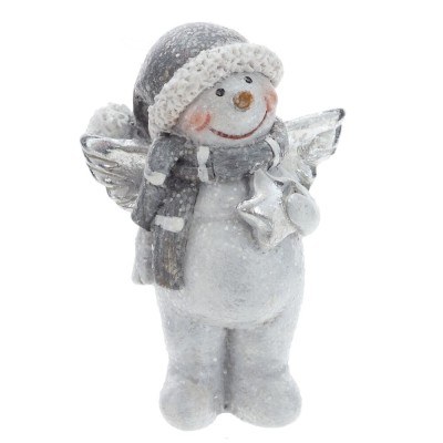 Фигурка декоративная "Снеговик", 2в., L4,5 W3,5 H6,5