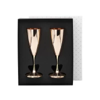 Набор фужеров медный