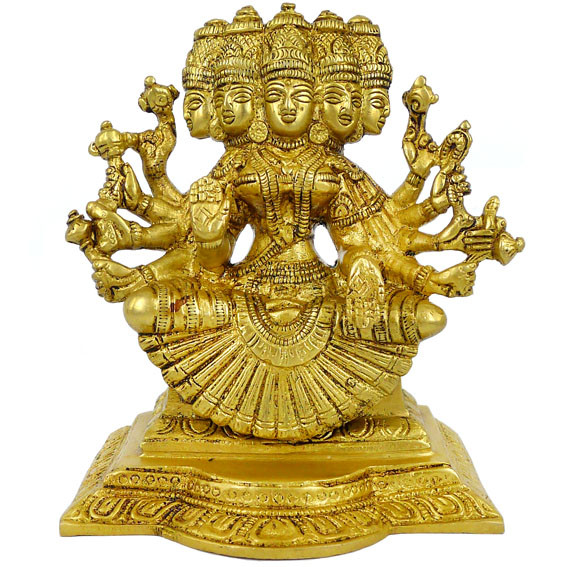 Гаятри статуэтка бронза 128*113*75мм