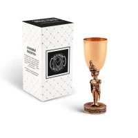 Рюмка "Солдатик" медная М1 с чернением