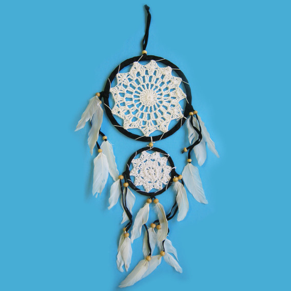 Ловец снов кружево 53см, d.17см