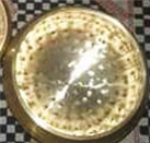 латунь резная полированная h-10 см