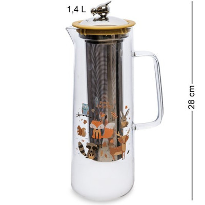 GS- 27 Кофейник "Лесные жители" 1,4л