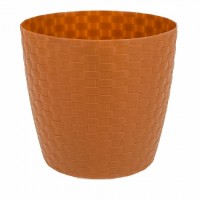 Декоративное кашпо для цветов "Rattan"