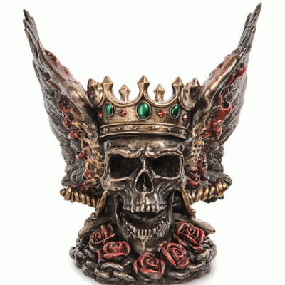 Статуэтка "Череп в короне"