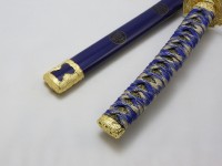 Меч самурайский тачи синий