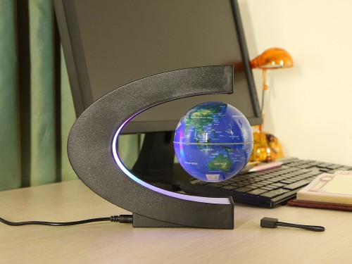 Глобус левитирующий (парящий) на подставке