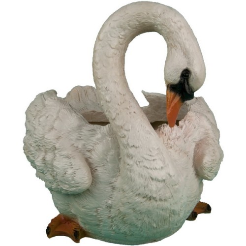Кашпо декоративное "Изящный лебедь"