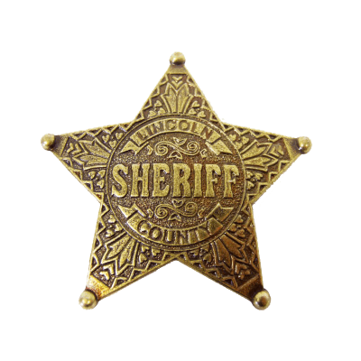 Декоративный значок "Глава полиции"  