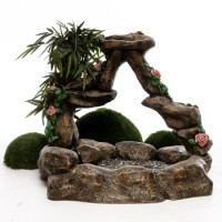 Декоративный фонтан для сада "Арка из камней"   