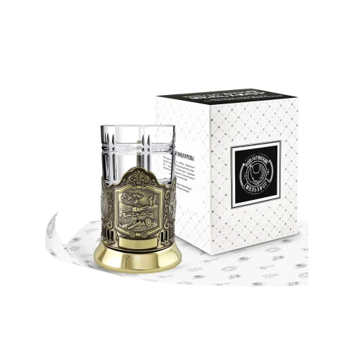 Набор для чая латунный "Танк Т-34"