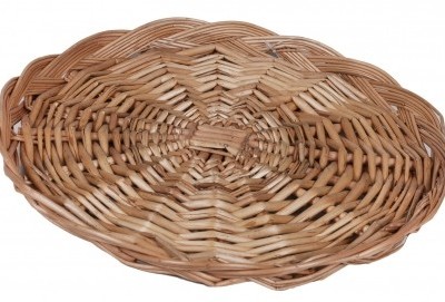 Плетеная подставка круглая