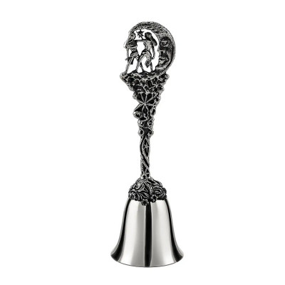 Колокольчик "Зодиак-Близнецы" никелированный с чернением Колокольчик "Зодиак-Близнецы" никелированный с чернением