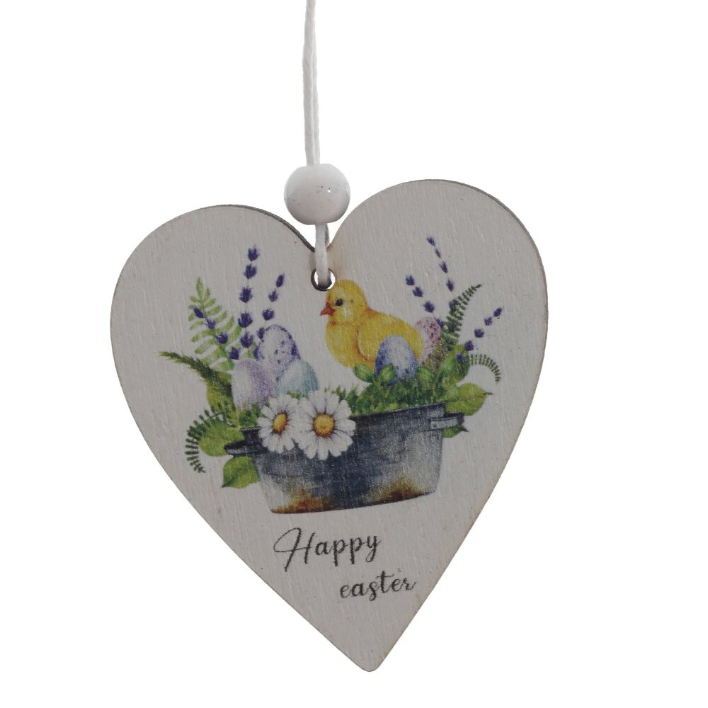 Набор из 9-ти изделий декоративных подвесных "Сердце" (5*0,5*6), L19,5 W6,5 H2 см