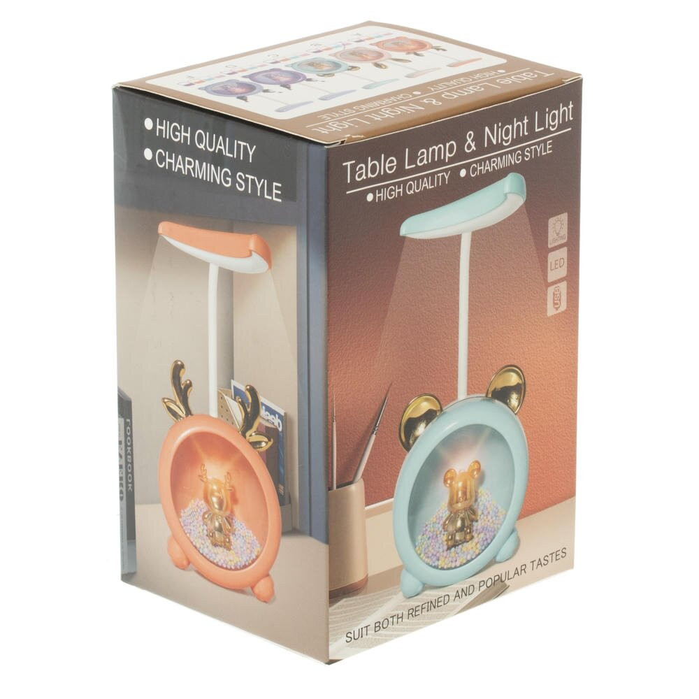 Часы настольные декоративные (USBx0,43м), L9 W7,5 H30,5 см