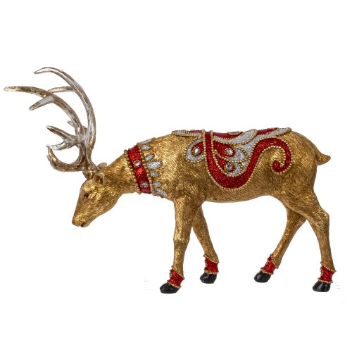 Фигурка декоративная "Олень", L34 W14 H21 см